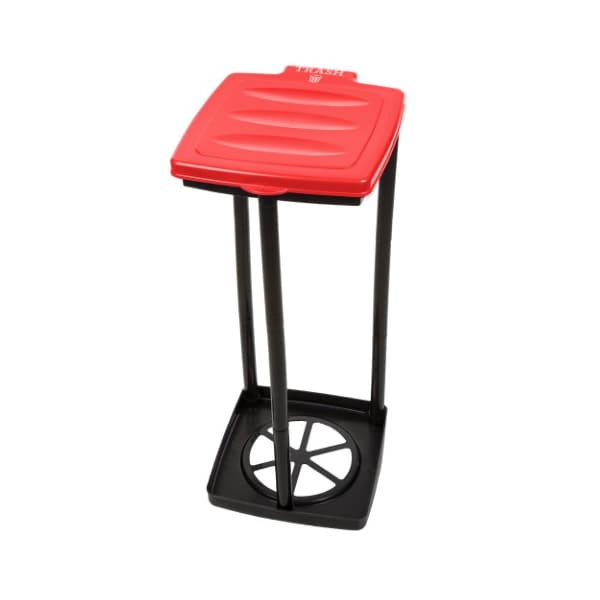 Leisure Sports Portable Trash Bag Holder Collapsible for Garbage, Indoor/Outdoor Use for Camping Recycling (Red) 196711TKF - main